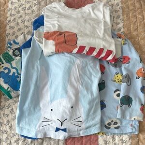 Hanna Andersson Animal Print Kids T-Shirts - Set of 4